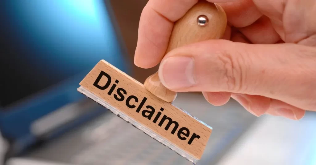 Disclaimer for TaxOrbit.net