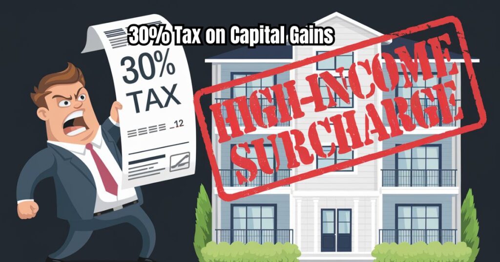 30% Tax on Capital Gains