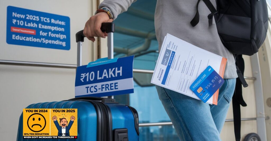 New 2025 TCS rules: ₹10 lakh exemption for foreign education/spending