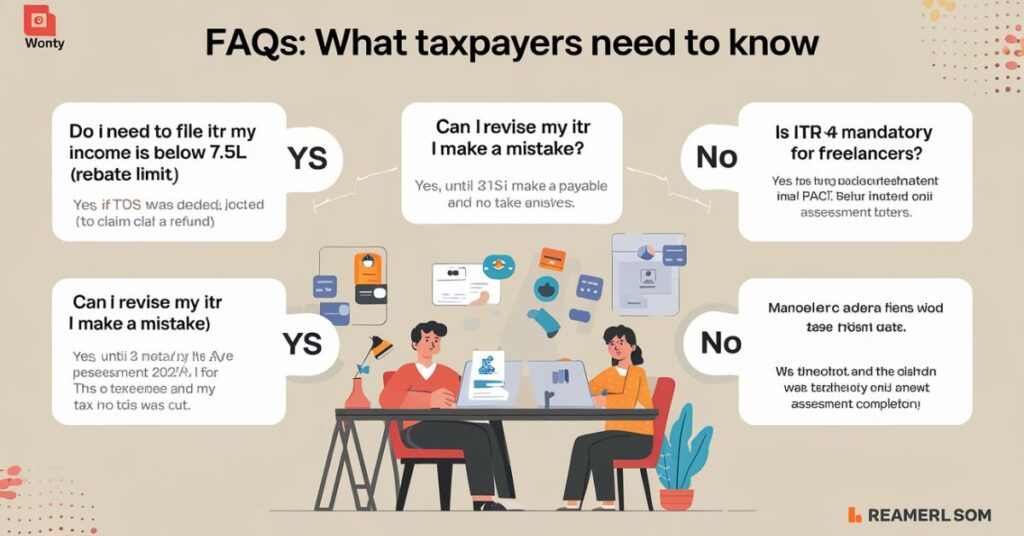 FAQs What Taxpayers Need to Know