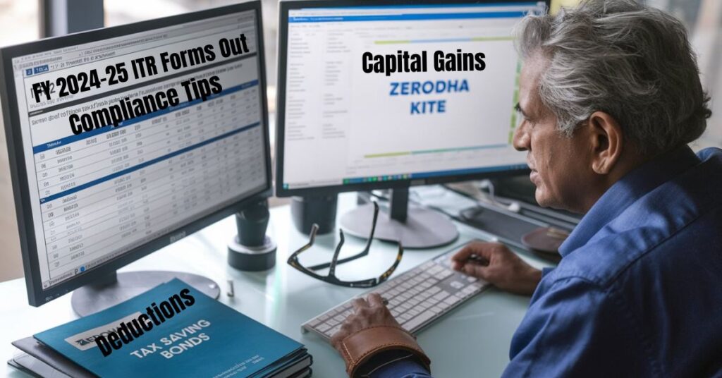 FY 2024-25 ITR Forms Out: Capital Gains, Deductions & Compliance Tips