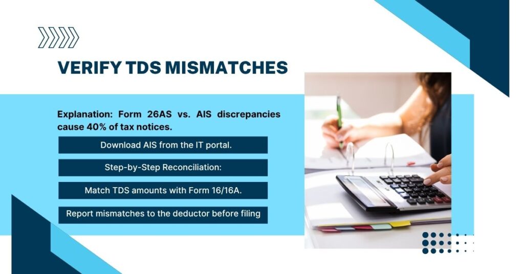 Verify TDS Mismatches