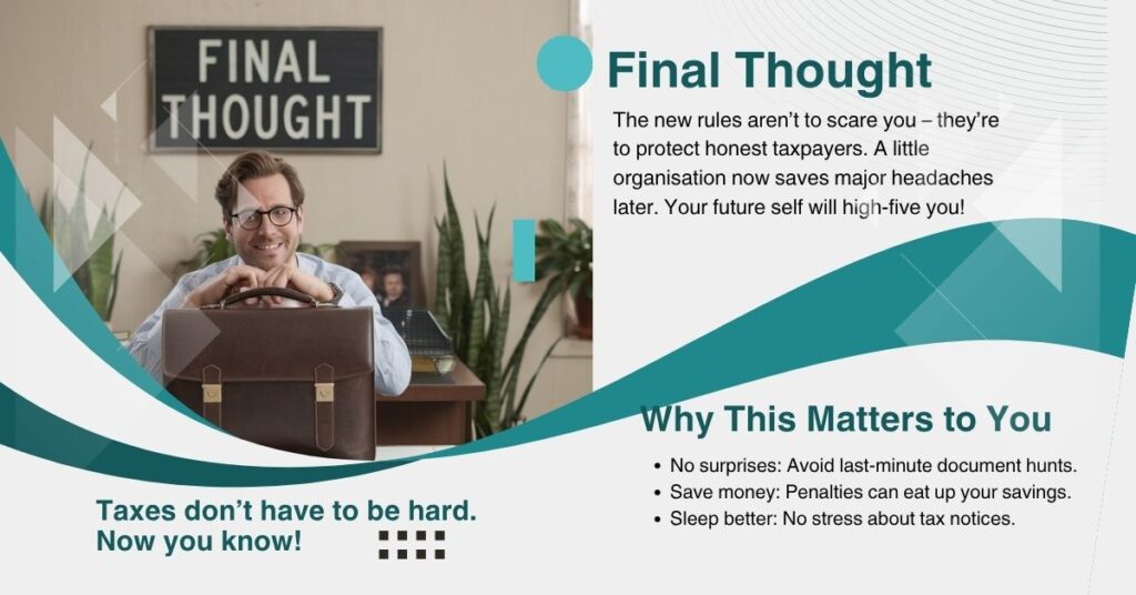 Final Thought on new ITR Filing rules 2025